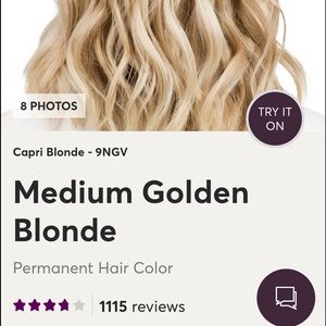 Madison Reed Hair Color Kit and Professional Color Tool Kit 9NGV Capri Blonde